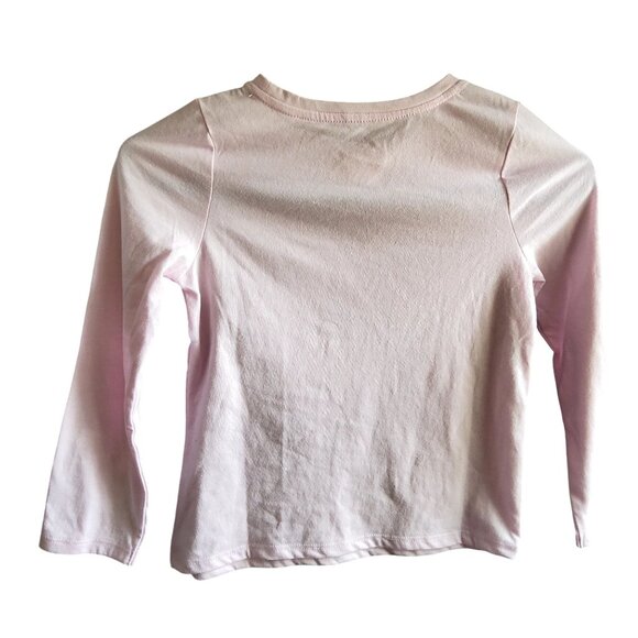 Cat & Jack Crew neckline Toddler Girls Unicorn Graphic Long Sleeve Tee XS Pink - Picture 2 of 4